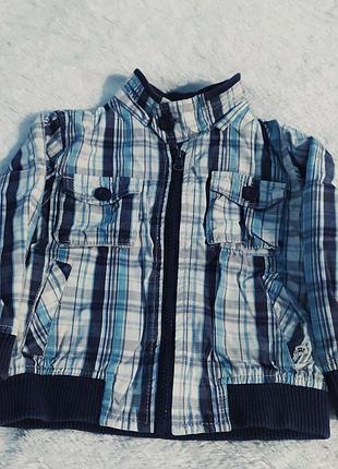 Вітровка для хлопчика zara в клітинку,  2-4 роки