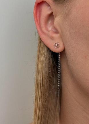 Срібні сережки 925 проби