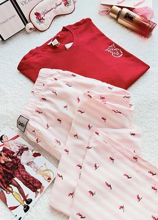 Піжама футболка+штани victoria’s secret оригінал