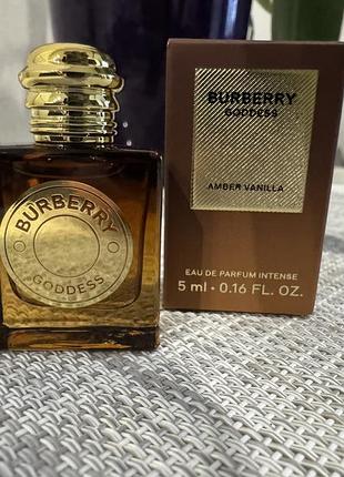 Burberry goddess amber vanilla парфумована вода
