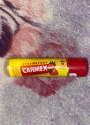 Бальзам для губ carmex strawberry (полуниця) spf 15