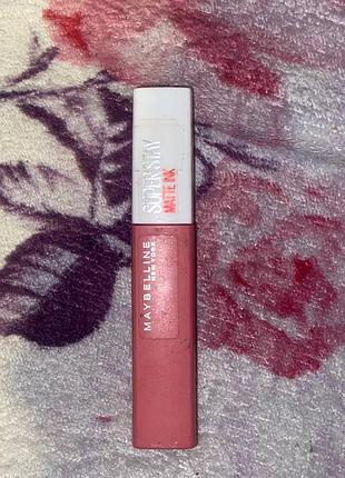 Помада для губ maybelline new york superstay matte ink стійка рідка матова