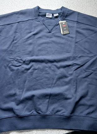 Levi's delaney crewneck garment dye navy blazer