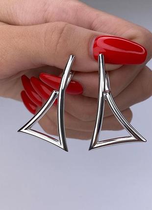 Серебряные серьги 925 пробы