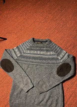 Чоловічий вовняний светр бренду premium by jack & jones (лінійка equipped & dedicated)