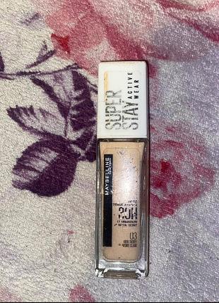 Тональний крем maybelline new york super stay active wear 30h