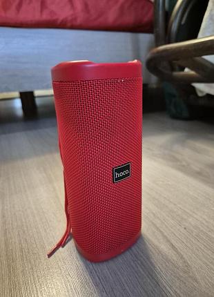 Портативна бездротова bluetooth колонка hoco (red)