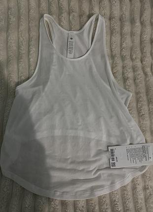 Майка жіноча lululemon lightweight training racerback tank біла