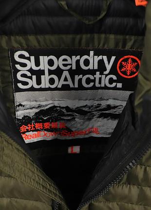 Чоловіча пухова куртка super dry / нюанс 4