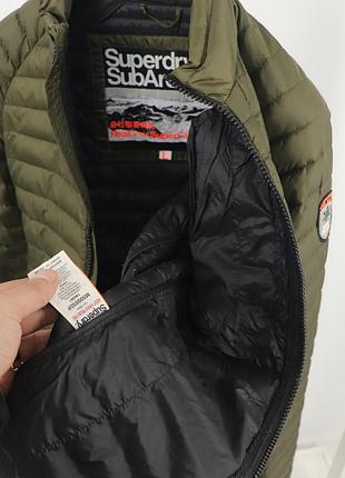 Чоловіча пухова куртка super dry / нюанс 8