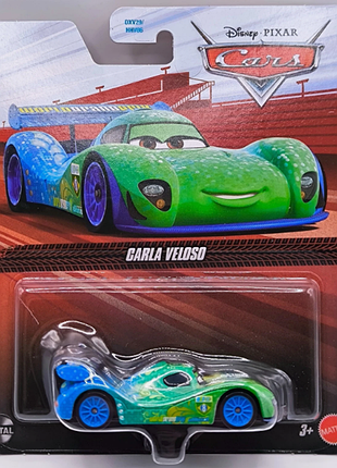 Машинка mattel disney pixar cars carla veloso dxv29 2026, металлическая модель 1:55 | оригинал