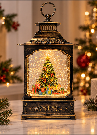 Ночник xmas wdl-24061d «винтажный фонарь» 31 см.