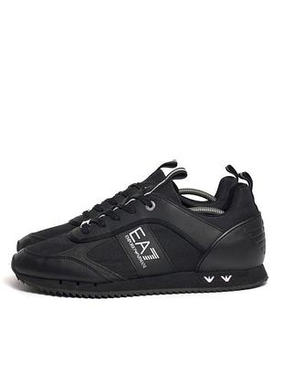 Кросівки чоловічі emporio armani ea7 чорні