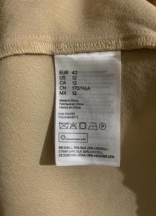 Майка/блуза шовк h&m s,m 6