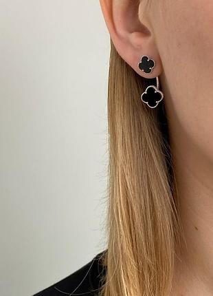 Серебряные серьги пусеты 925 пробы