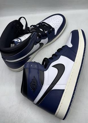 Чоловічі кросівки air jordan 1 retro high og blue/white (dz5485-401)