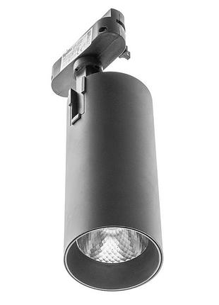 Светильник трековый поворотный led kw-213/20w nw bk brille 33-003
