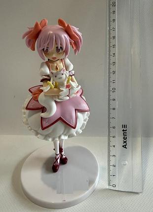Фигурка аниме madoka mahou мадока с котиком