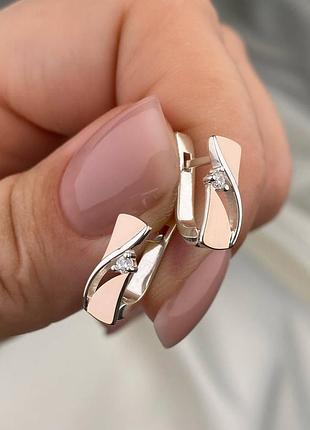 Серебряные серьги 925 пробы