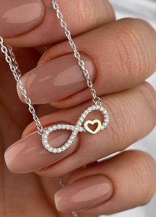 Серебряное колье 925 пробы