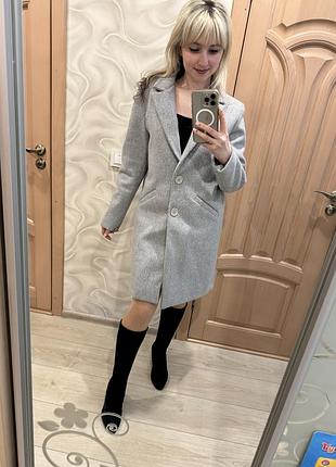 Женское стильное демисезонное итальянское пальто s (42-44) 38