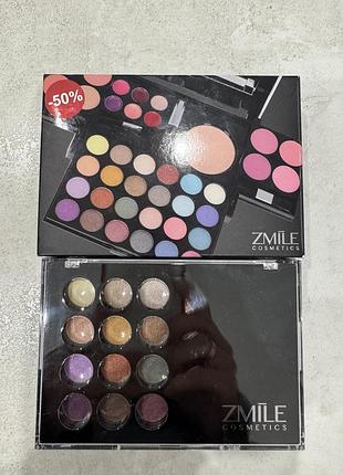Набор декоративной косметики zmile cosmetics палетка теней
