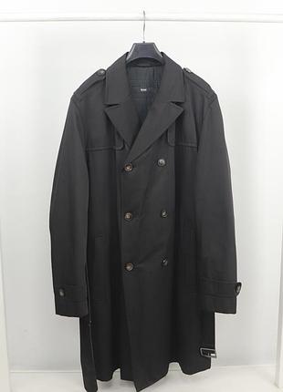 Чоловічий утеплений тренч hugo boss
