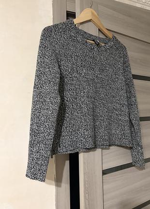 Светр жіночий h&m сірий меланж