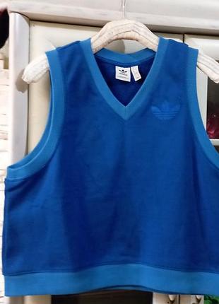 Жилетка жіноча adidas синя l-xl