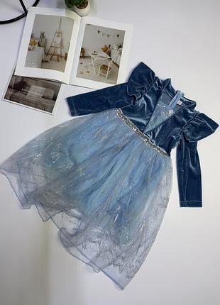 ✨ дитяча сукня «ельза» на 3–4 роки ❄️💙