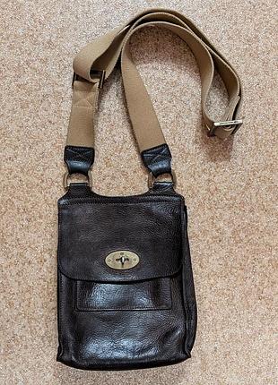 Мужская кожаная сумка mulberry