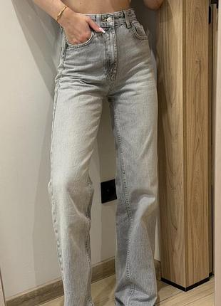 Джинси жіночі zara сірі