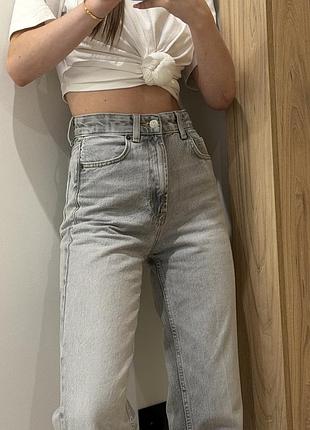 Джинси жіночі zara сірі 4