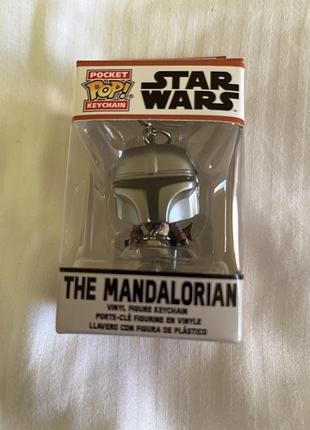 Іграшкова фігурка star wars the mandalorian pocket pop! keychain