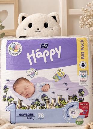 Підгузки bella baby happy newborn розмір 1 (2-5 кг)