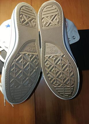 Кеди унісекс converse високі білі 5
