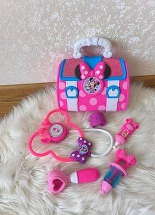 Ігровий набір лікаря для дівчинки disney minnie mouse у валізі