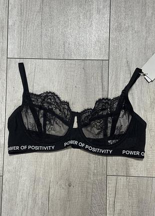 Бюстгальтер жіночий hunkemoller чорний мереживний 85d