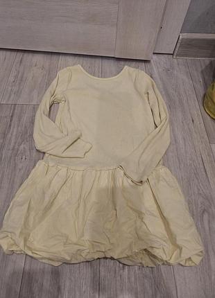Сукня для дівчинки h&m баллон в рубчик
