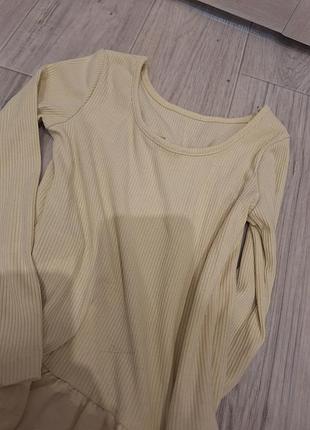 Сукня для дівчинки h&m баллон в рубчик 4
