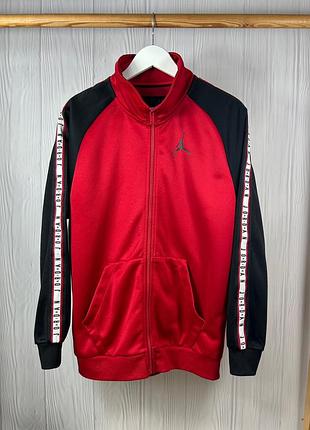 Air jordan track zip jacket кофта олімпійка з лампасами оригінал. розмір s