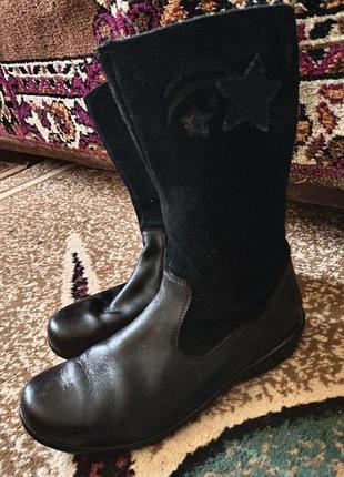 Черевики жіночі clarks чорні, розмір 37, устілка 24 см, демісезон