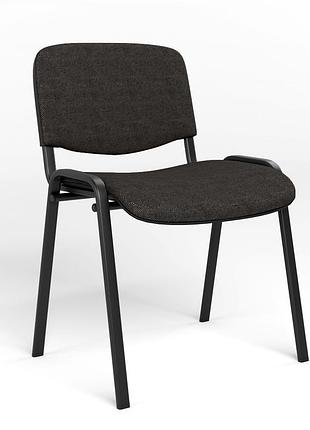 Стільці на рамі iso black 17 c-26 сірий m (nws-127723) – сучасний стілець для вітальні, офісу, кухні