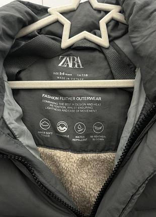 Куртка пуффер zara 5-6 років 3