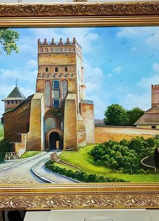 Картина коротков с. в. луцький замок, олія