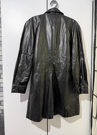 Кожаное платье легкий плащ zara 6