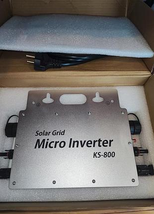 Сетевой микроинвертор solar grid micro inverter ks-800w wifi
