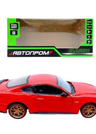 Автопром 1:34 ford mustang gt (красний)