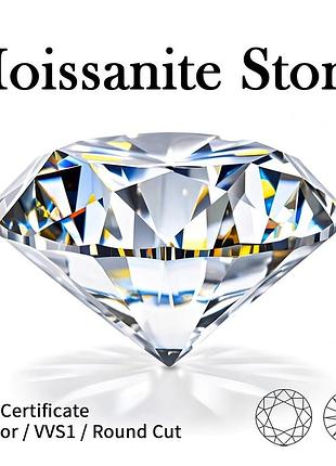 Муассанит (бриллиант) круглой огранки 3.5мм 0.2ct