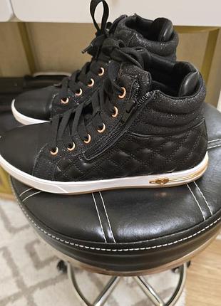 Кеди жіночі skechers чорні, розмір 37